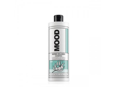 MOOD DERMA BALANCE šampūnas riebiems, pleiskanoti linkusiems plaukams 400ml MOOD DERMA BALANCE šampūnas riebiems, pleiskanoti linkusiems plaukams 400ml